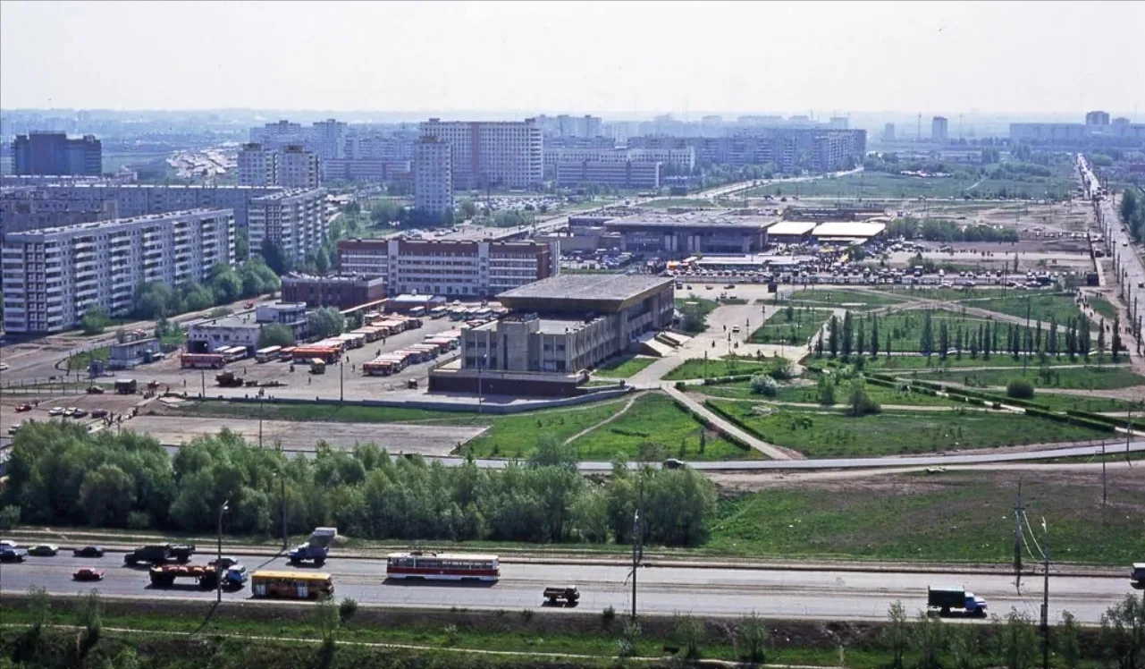 Ретроспектива. Омск. 1994-1995 гг. Автовокзал и Левобережье.
