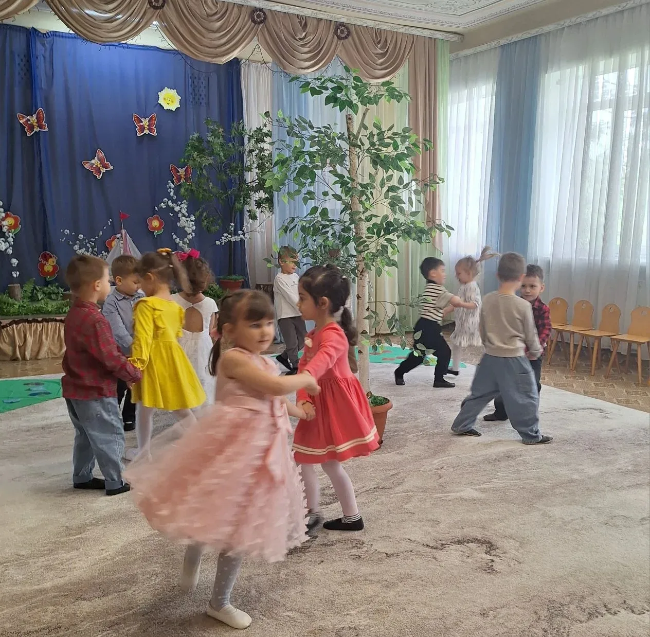Весеннее развлечение в средней группе