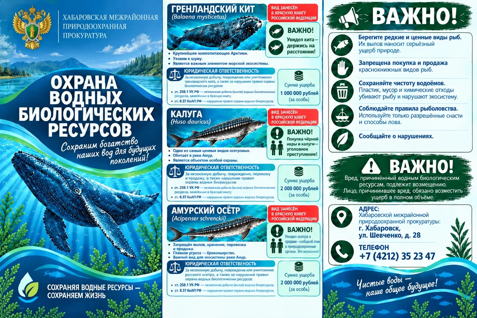 Охрана водных биологических ресурсов