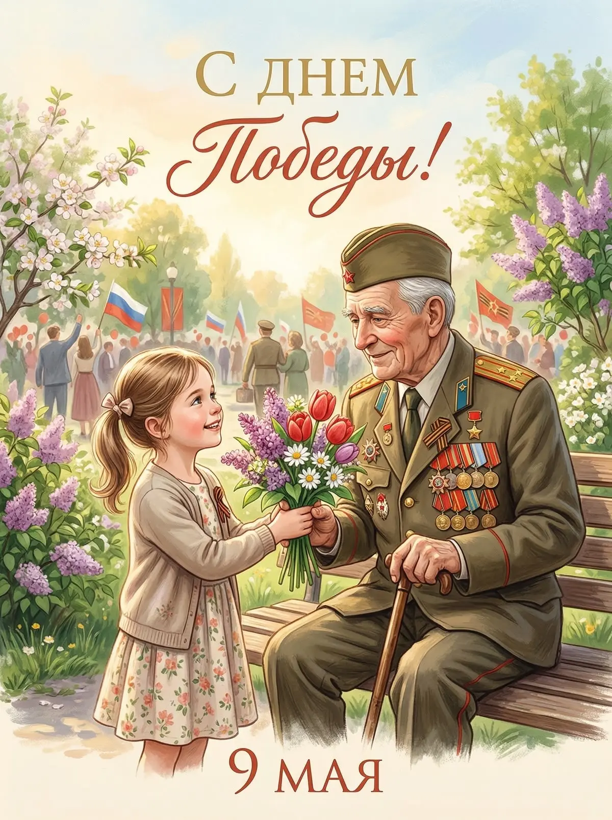 С Днем Великой Победы!🎖️ В этот день мы часто произносим слова: «Наша страна победила». И это абсолю