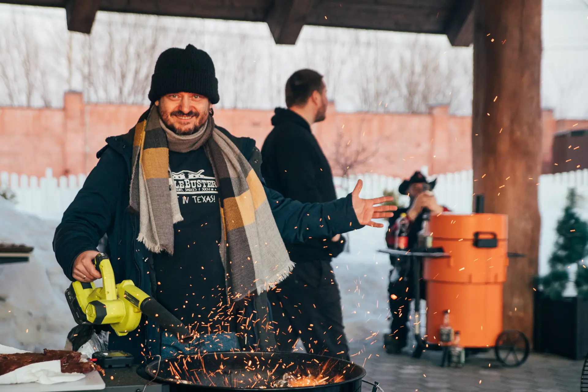 🔥Знакомые же лица! 😁 Немного фото с нашего огненного слёта гриль-мастеров Гриль-барбекю Клуба. Темой