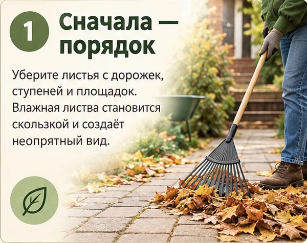 🍂 Что вы обычно делаете с опавшими листьями осенью?