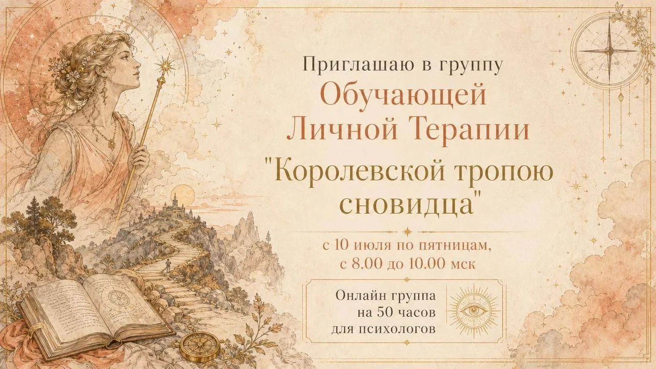 Приглашаю коллег, влюбленных в Бессознательное и тайны души, как и я, в группу Обучающе...