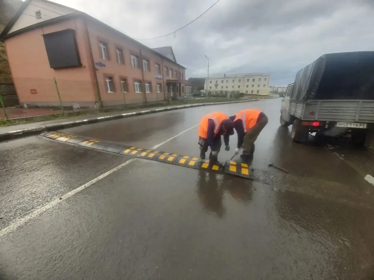 ➡️ Сегодня силами «Управления дорожно- транспортным хозяйством» выполнены следующие раб...