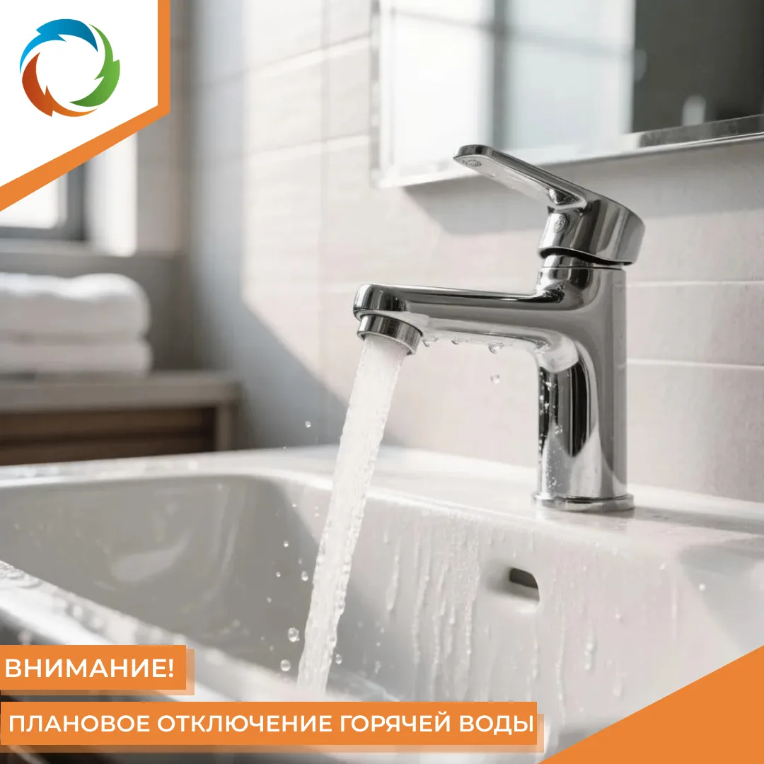 🚨 ВНИМАНИЕ! ПЛАНОВОЕ ОТКЛЮЧЕНИЕ ГОРЯЧЕЙ ВОДЫ 🚨
