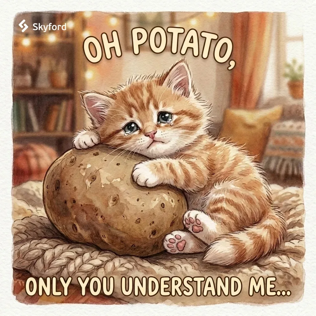 🥔 Oh potato, only you understand me...