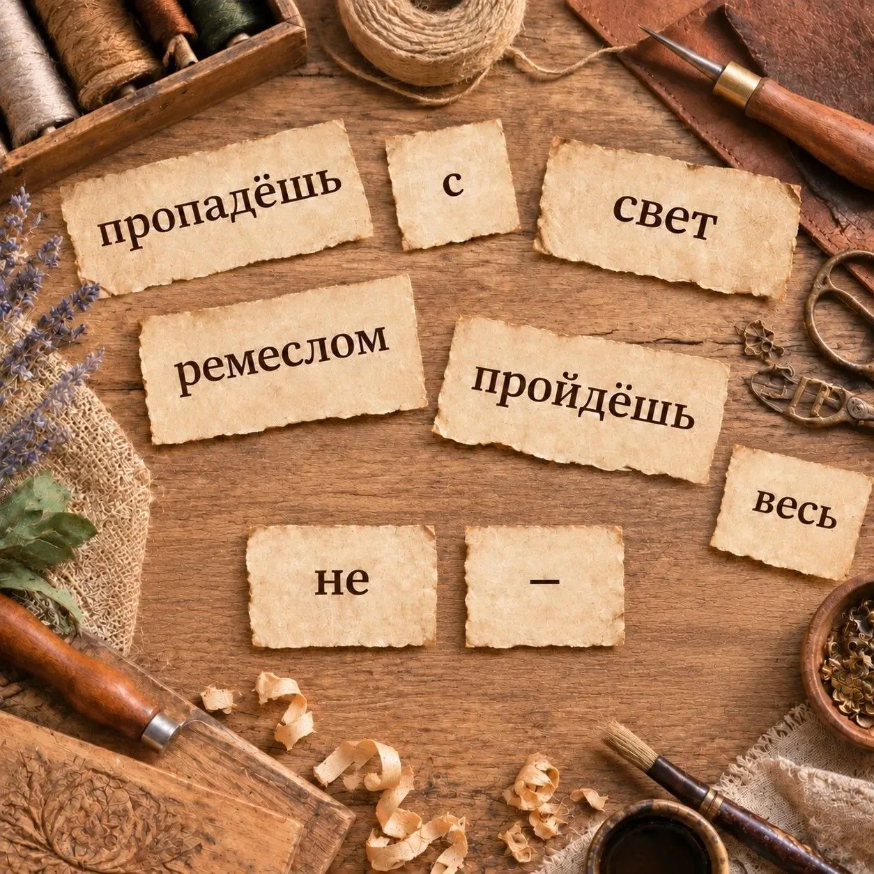 🧩Мы превратили мудрую народную пословицу в пазл!