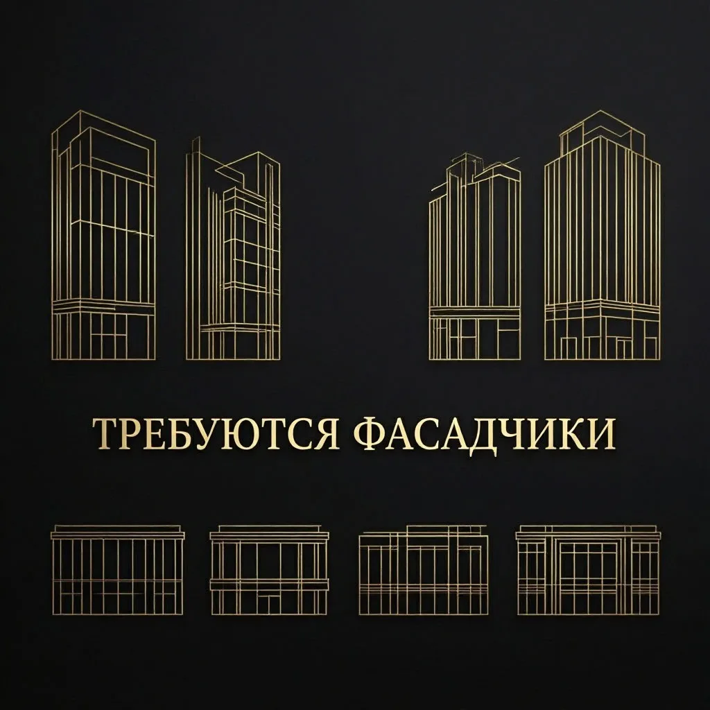 В строительную компанию открыт набор ФАСАДЧИКОВ