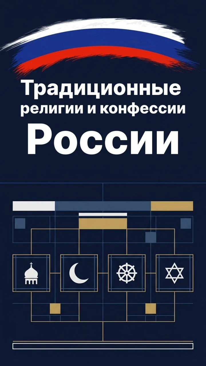 🇷🇺 Традиционные религии и конфессии России  Российская Федерация — государство, где свобода совести 