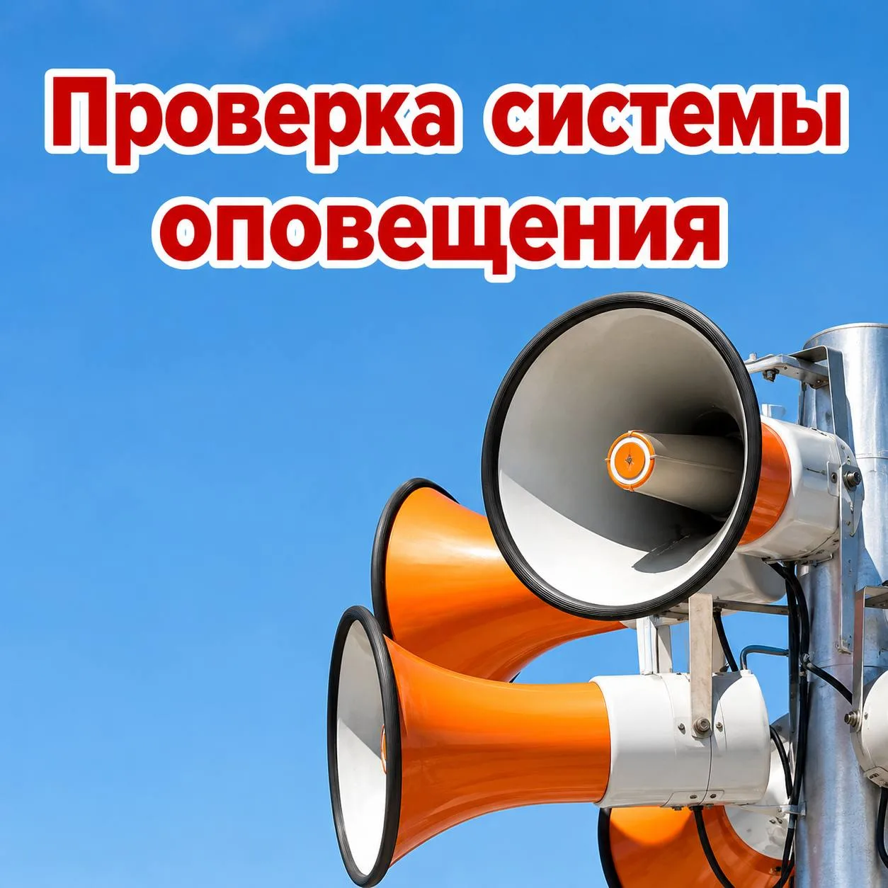 🚨 Системы оповещения проверят 9 октября