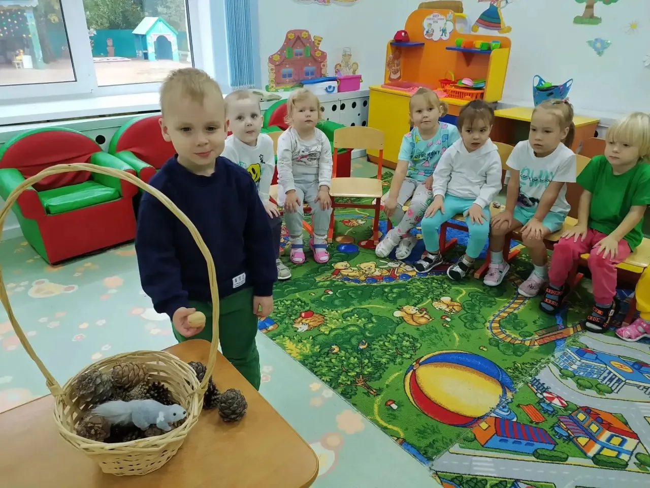 Накануне празднования Орехового Спаса🌰, к детям группы «Пчёлки»🐝 пришла гостья — наст...