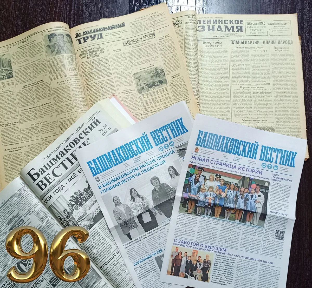 🎉 Сегодня газета Башмаковского района отмечает свой 96-й день рождения! 🥳