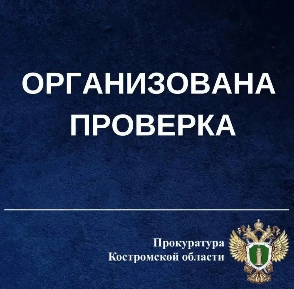 🛡️По поручению прокурора области Екатерины Банниковой прокуратура города Костромы проводит проверку