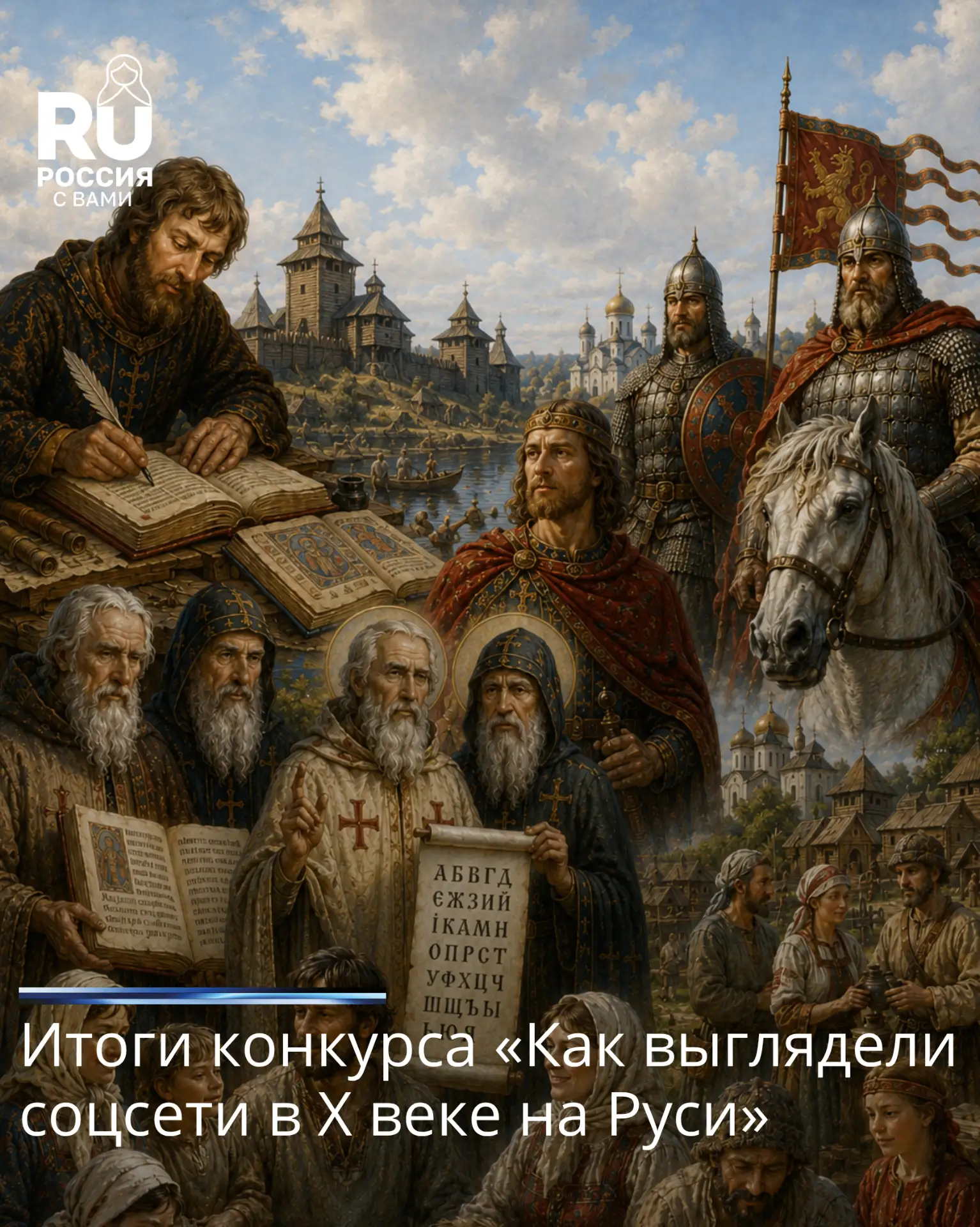 🎉 Россотрудничество объявляет итоги конкурса «Как выглядели соцсети в X веке на Руси».

Поздравляем