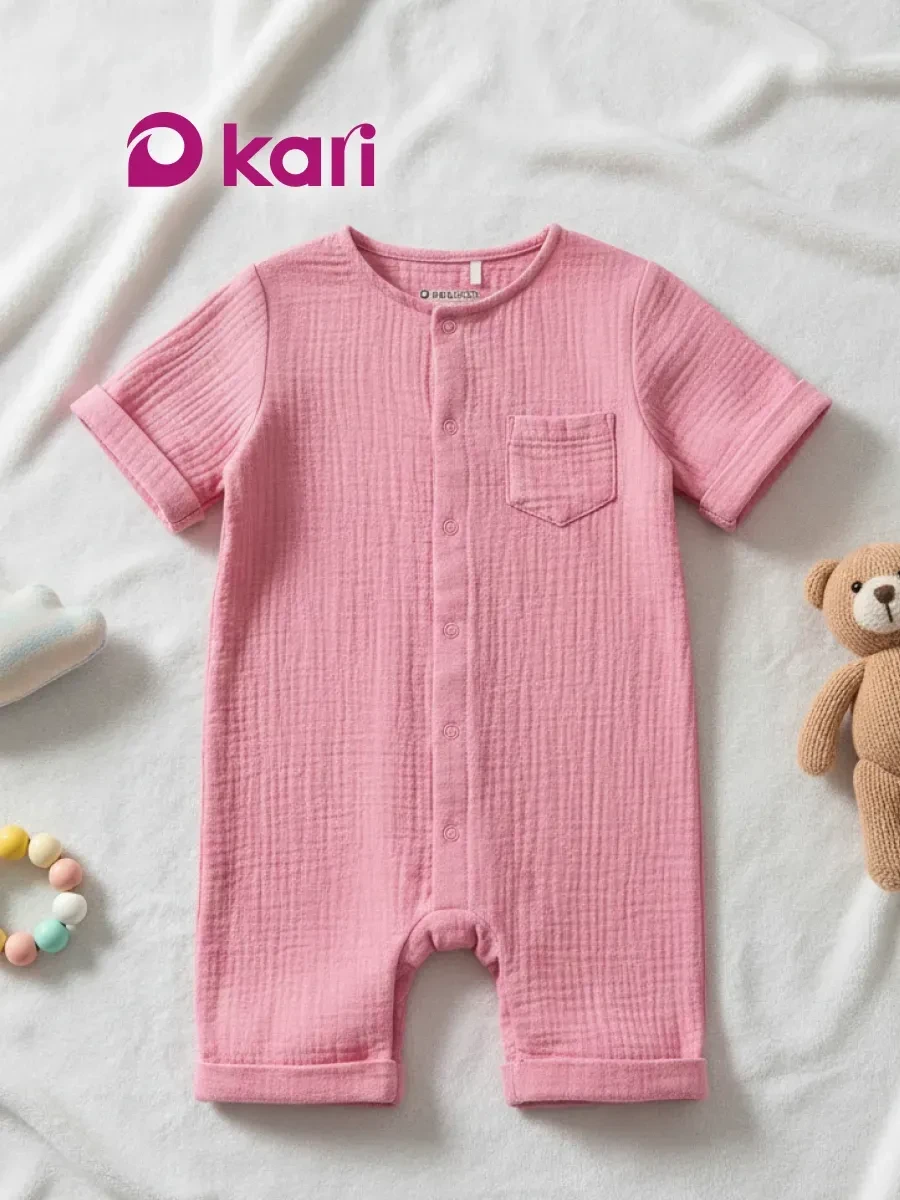 ⚡️ Песочник для малышей муслиновый розовый, Kari baby