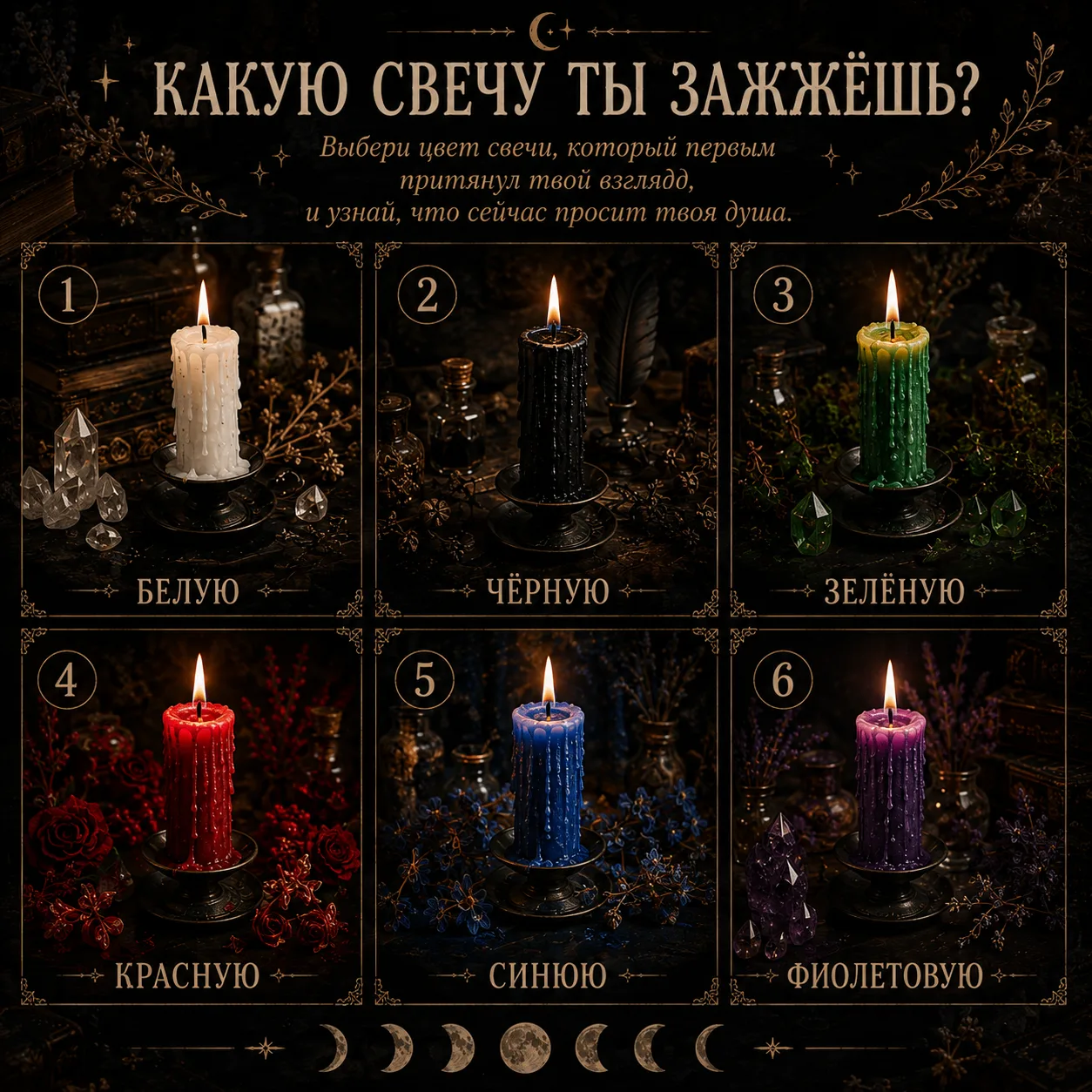Какую свечу ты зажжёшь?