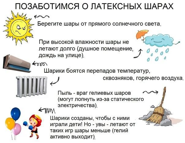 Как продлить жизнь шарикам? 
Собрали не сложные советы для Вас 🎈