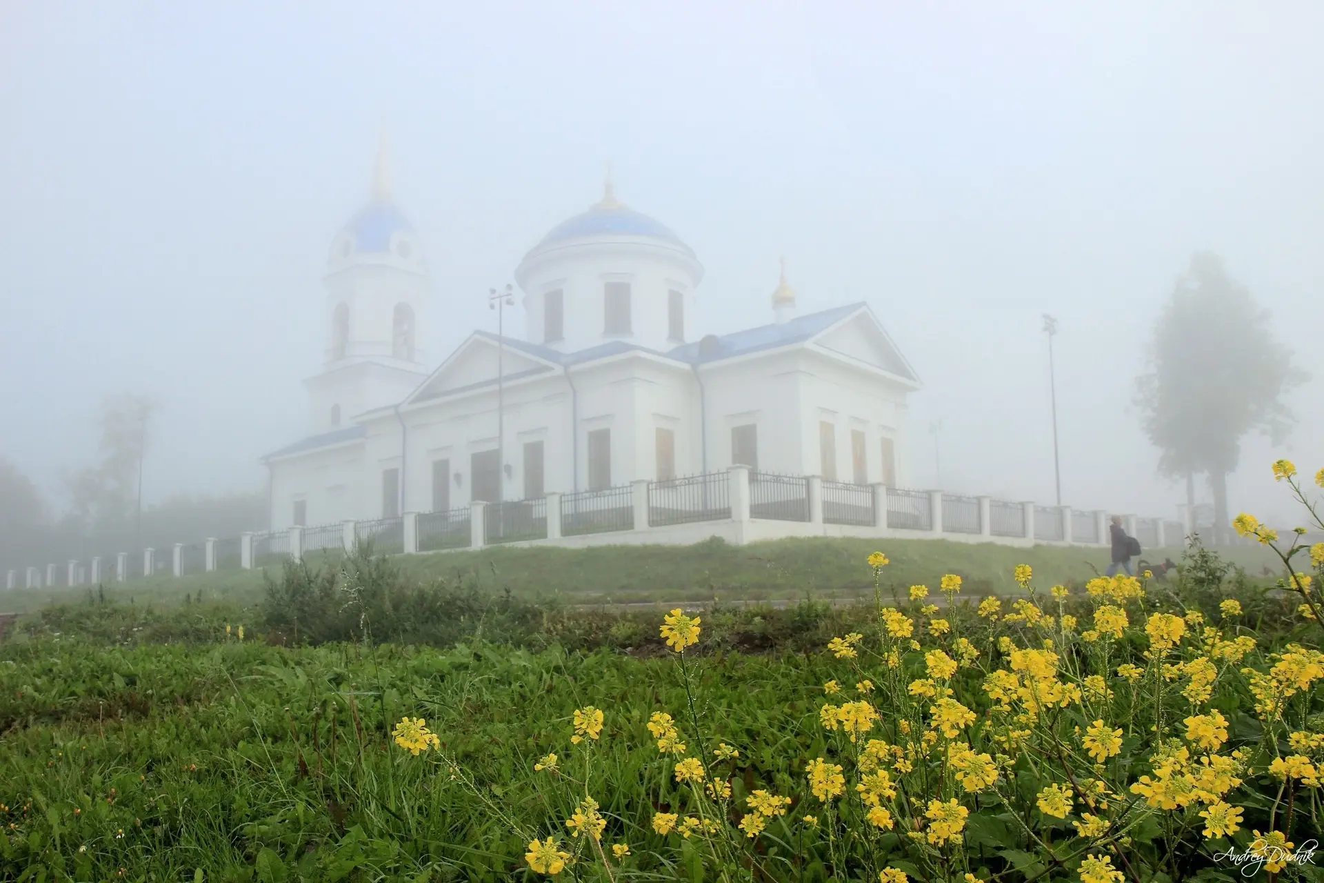 Туманное утро в Добрянке