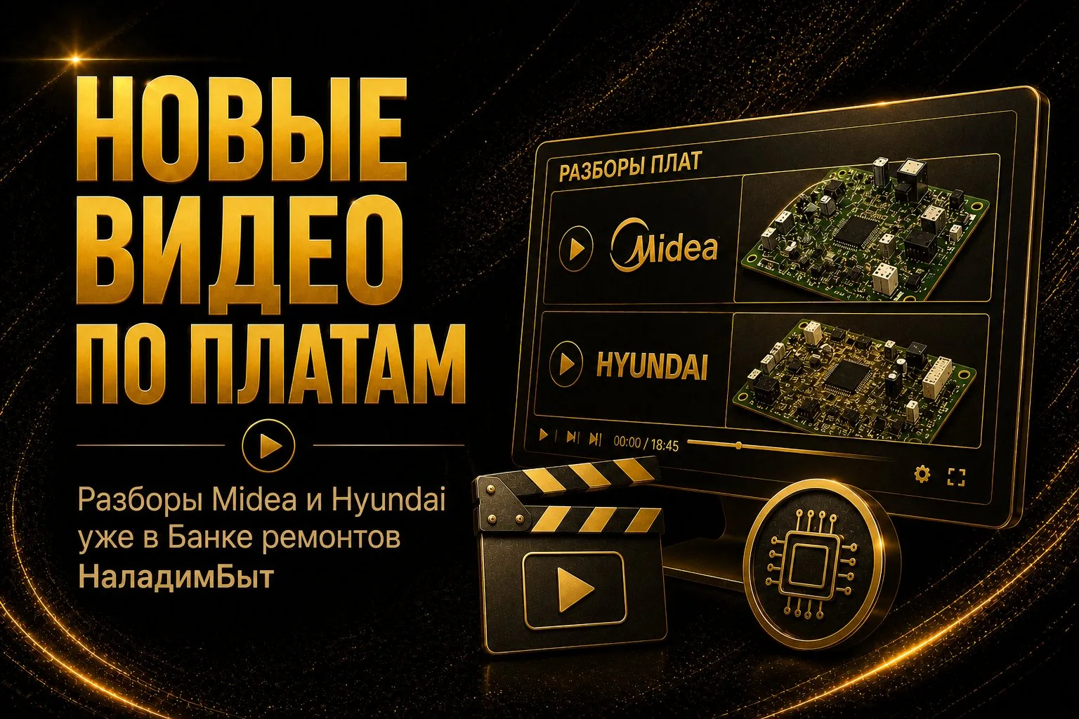 🆕 Два новых видео по электронным платам — уже в библиотеке НаладимБыт.