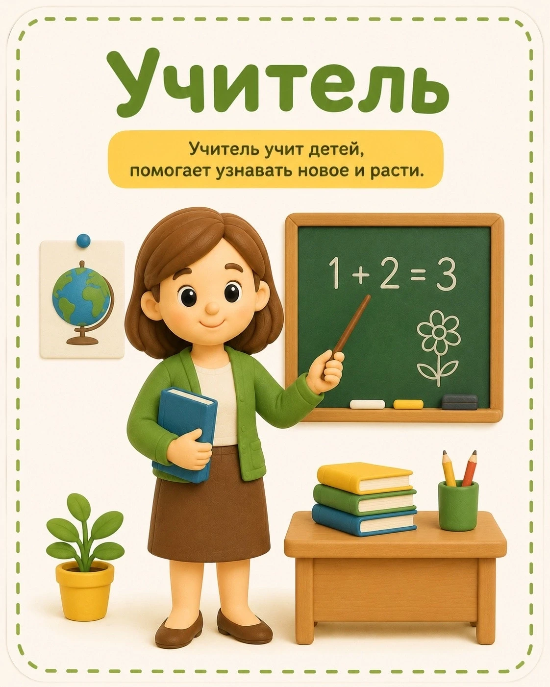 ☺️Начинаем учить профессии  с нашими самыми маленькими гениями.