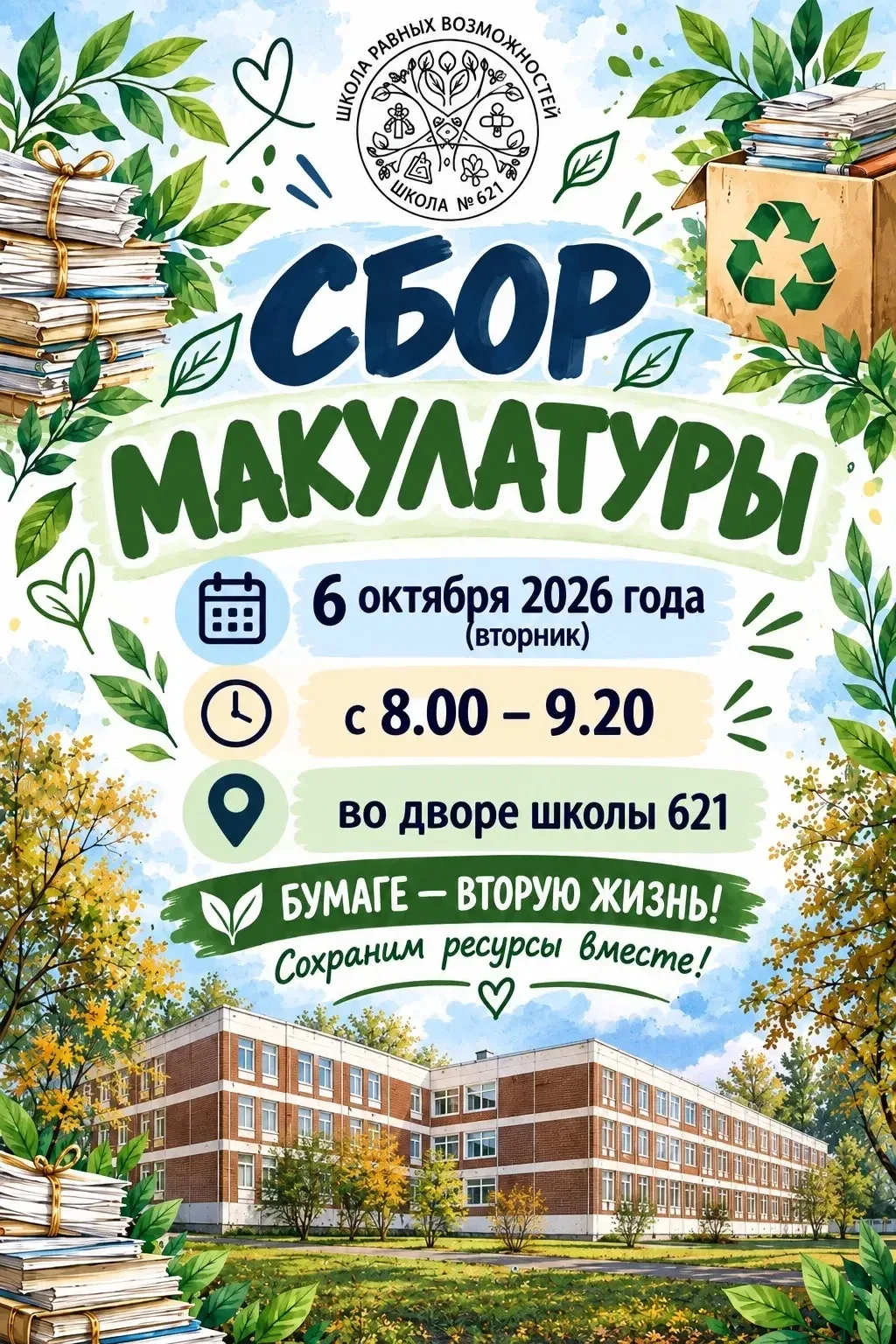 ♻️ ВНИМАНИЕ! СБОР МАКУЛАТУРЫ! ♻️