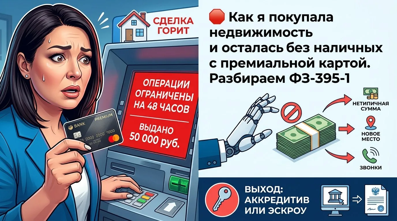 🛑 Как я покупала недвижимость и осталась без наличных с премиальной картой. Разбираем ...