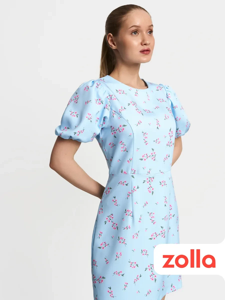 ⚡️ Женское платье мини с коротким рукавом, Zolla