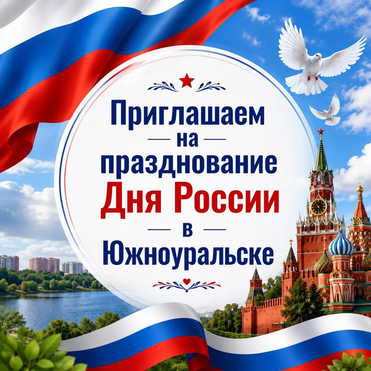 🇷🇺 ПРИГЛАШАЕМ НА ПРАЗДНОВАНИЕ ДНЯ РОССИИ! 🇷🇺