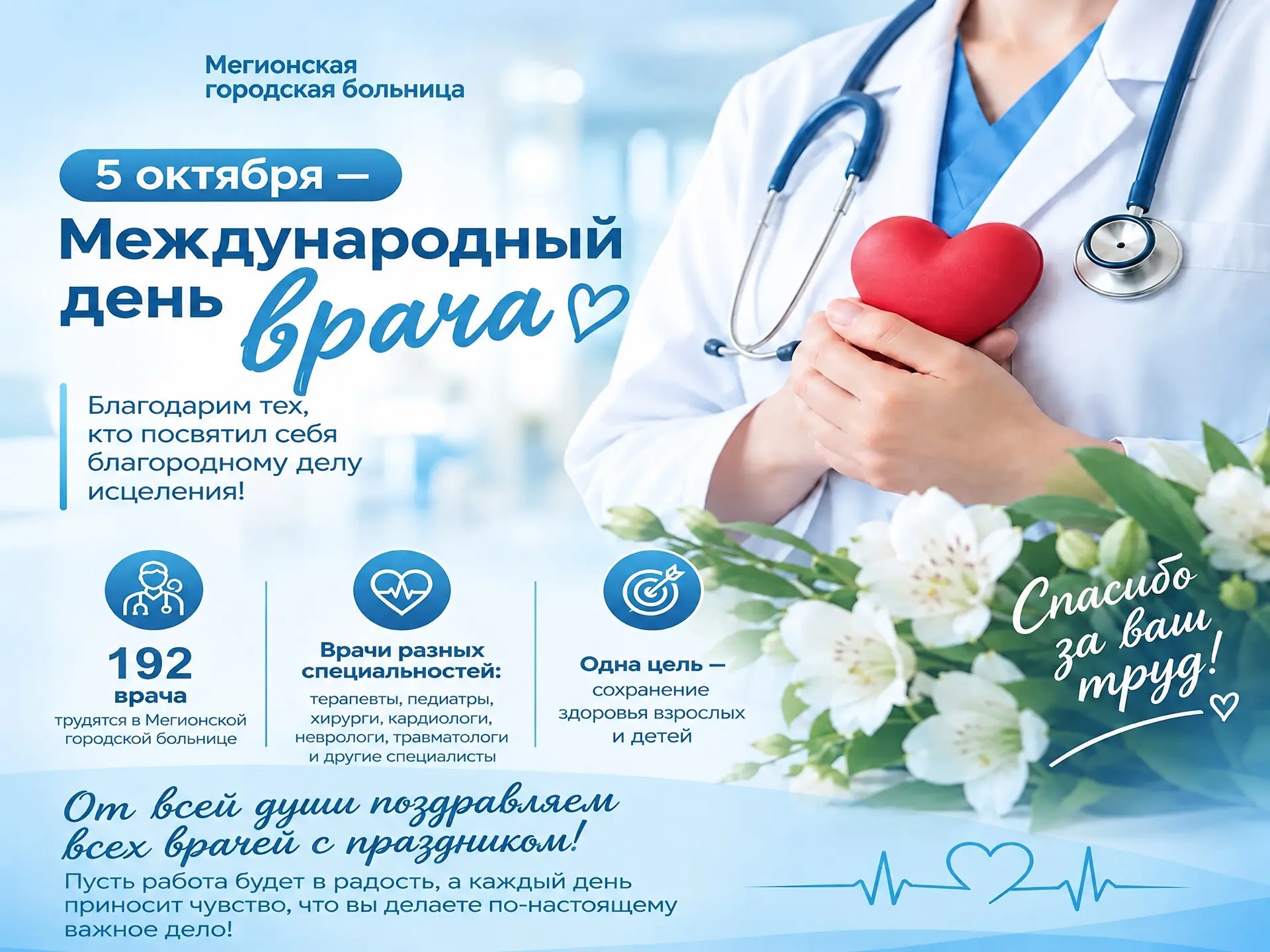 5 октября — Международный день врача.