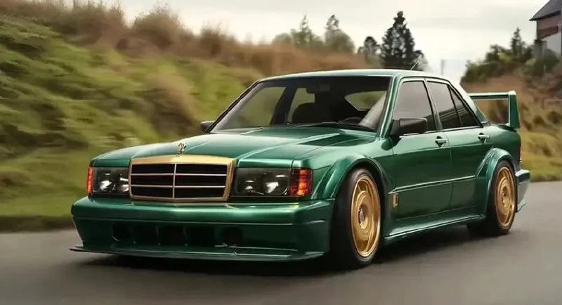 Mercedes-Benz 190 вернулся в виде рестомода с мощностью 765 лошадиных сил под названием Vespera Irid