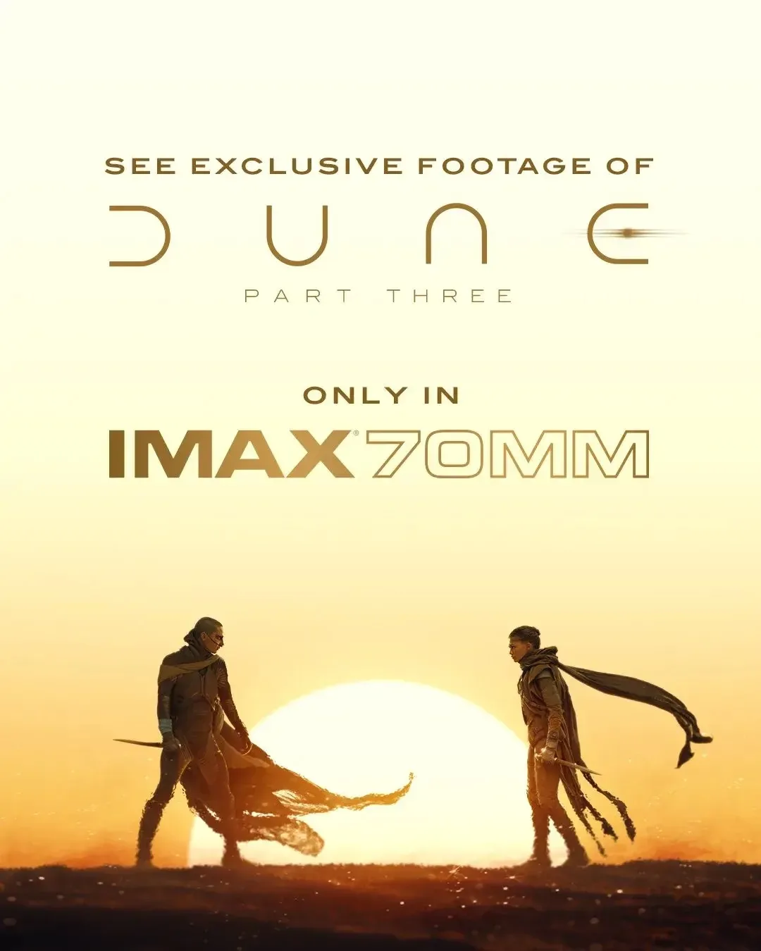 Третья «Дюна» появится в IMAX на четыре дня раньше общемирового релиза — 14 декабря.