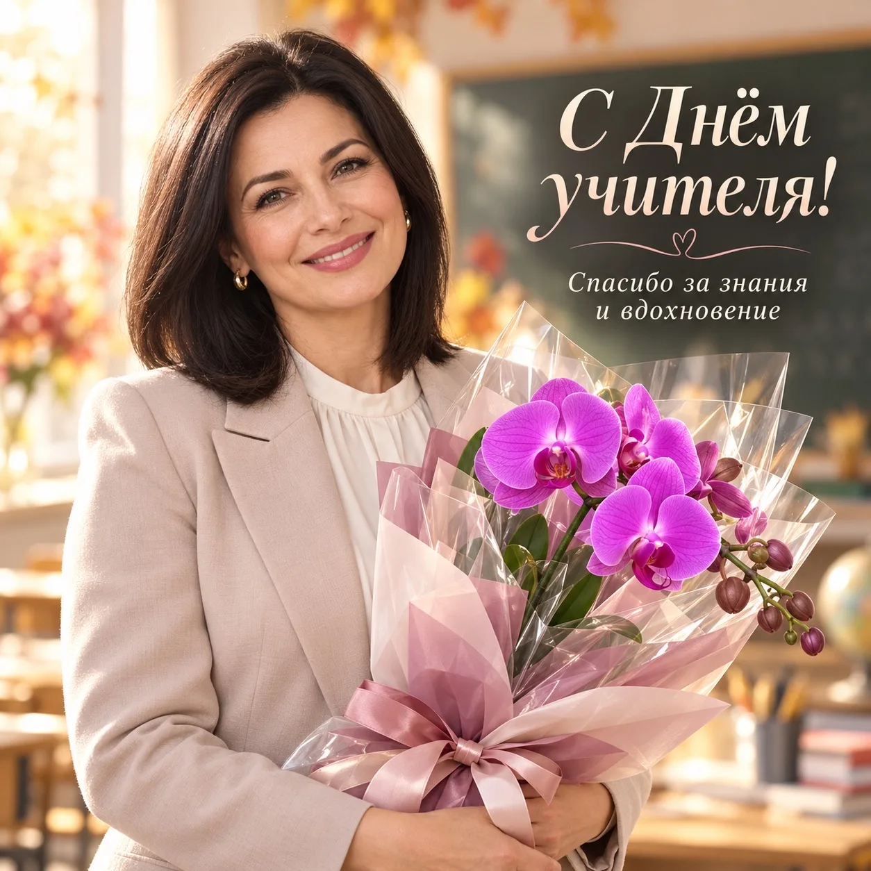 Ко Дню учителя выбирайте цветы, которые скажут «спасибо» без лишних слов 💐