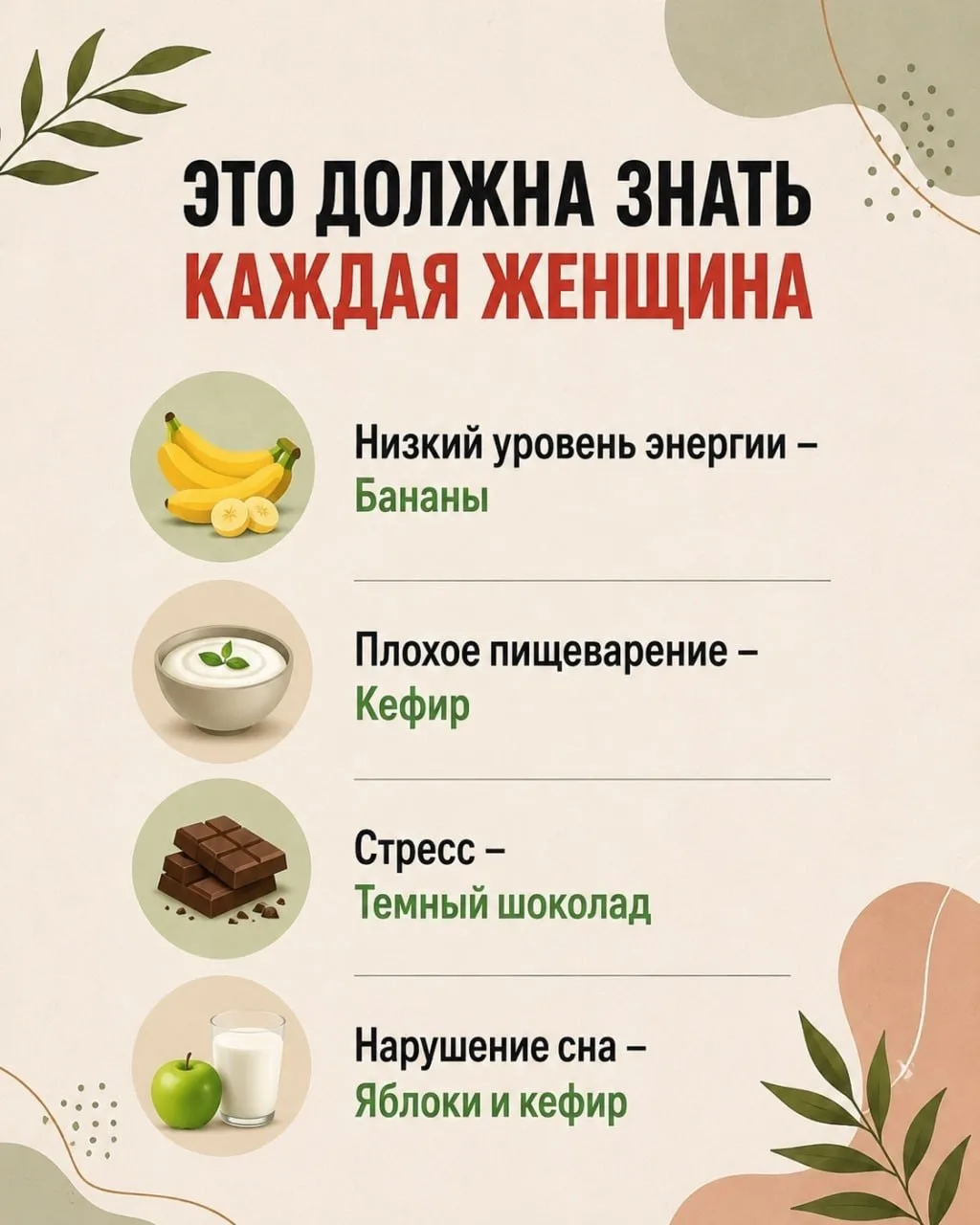 Часто наше самочувствие напрямую связано с тем, что мы едим каждый день.