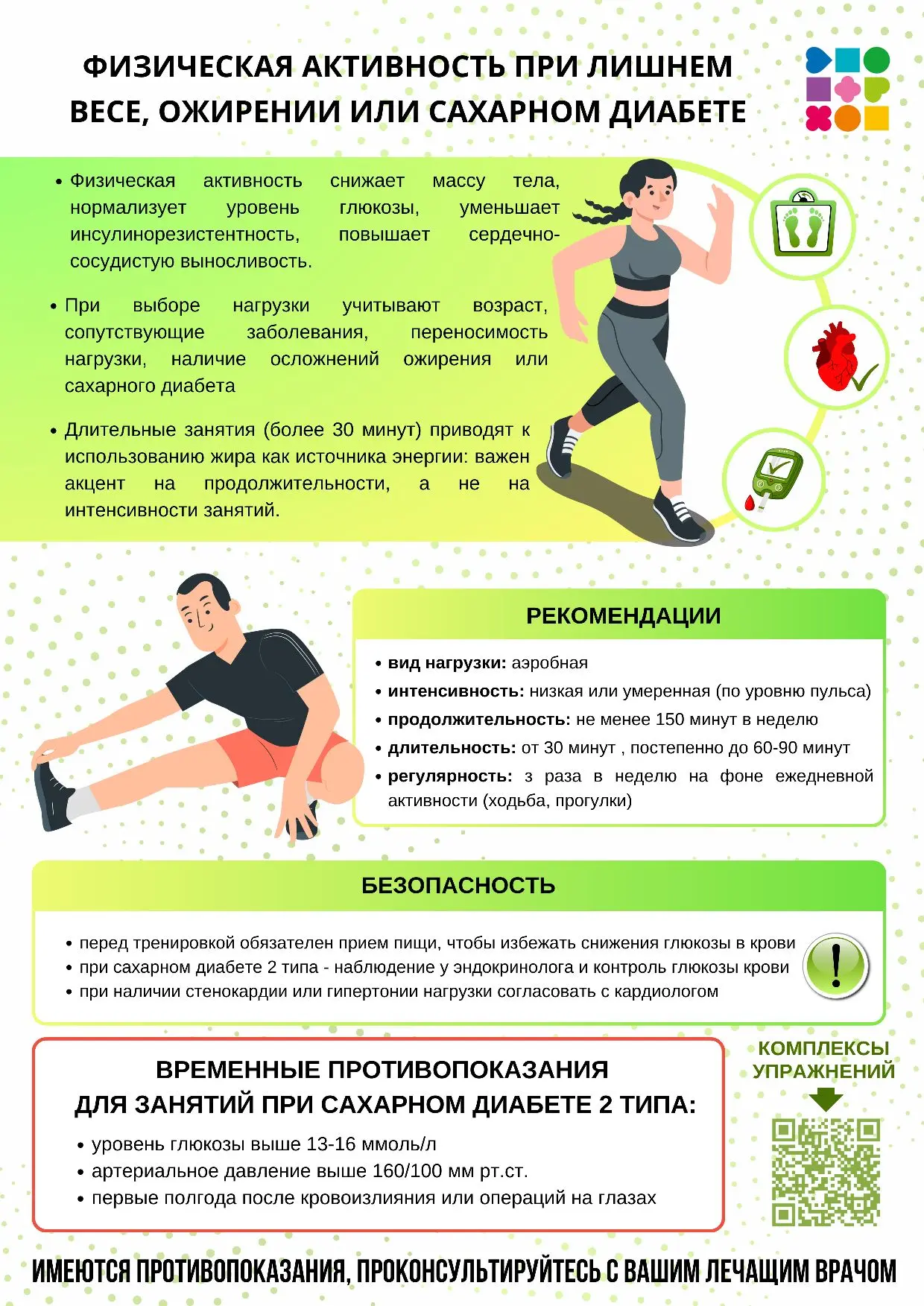 Хорошо известно, чем выше уровень физической активности, тем ниже риск развития хронических неинфекц