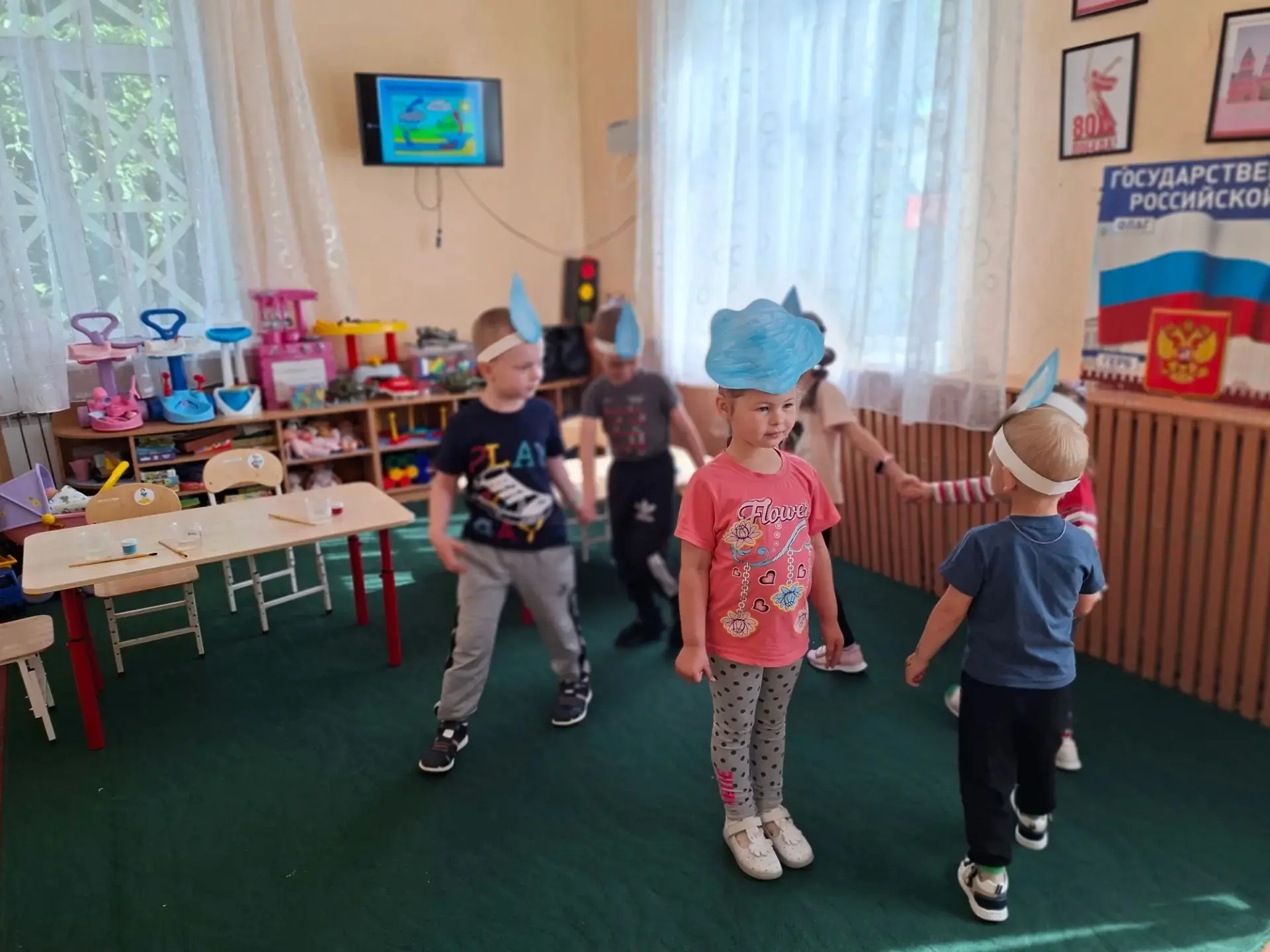 💧В нашей группе прошло занятие "Вода вокруг нас. Круговорот воды в природе". С детьми поговорили о 
