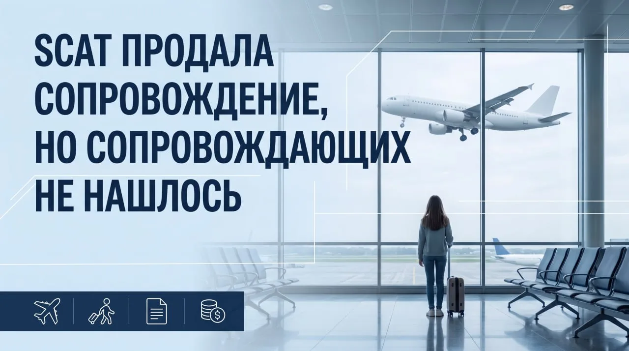 SCAT продала сопровождение, но сопровождающих не нашлось