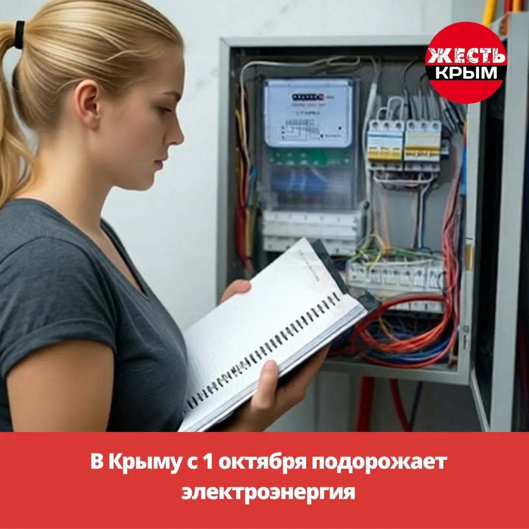 В Крыму с 1 октября изменятся тарифы на электроэнергию.