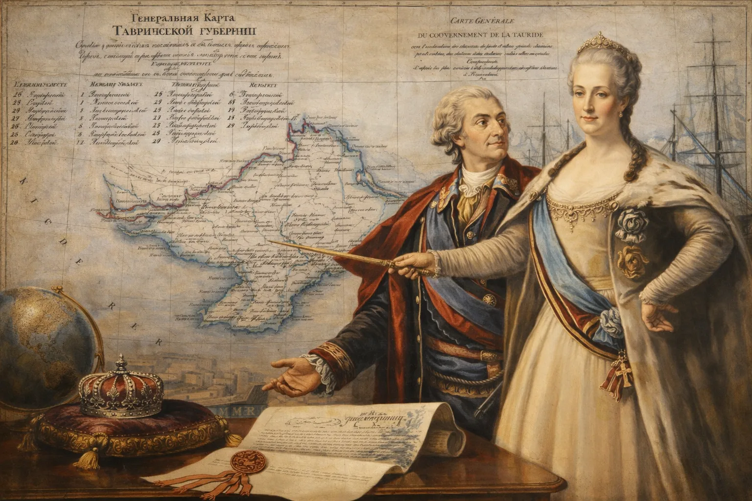 Крым, 1783 год: как это было  19 апреля 1783 года императрица Екатерина II подписала манифест «О при