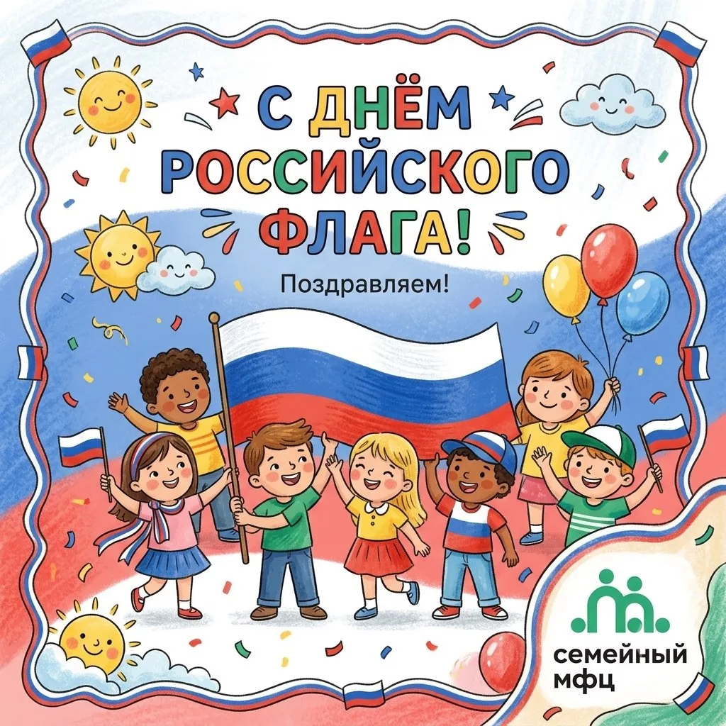 🇷🇺 22 августа — День Государственного флага России!