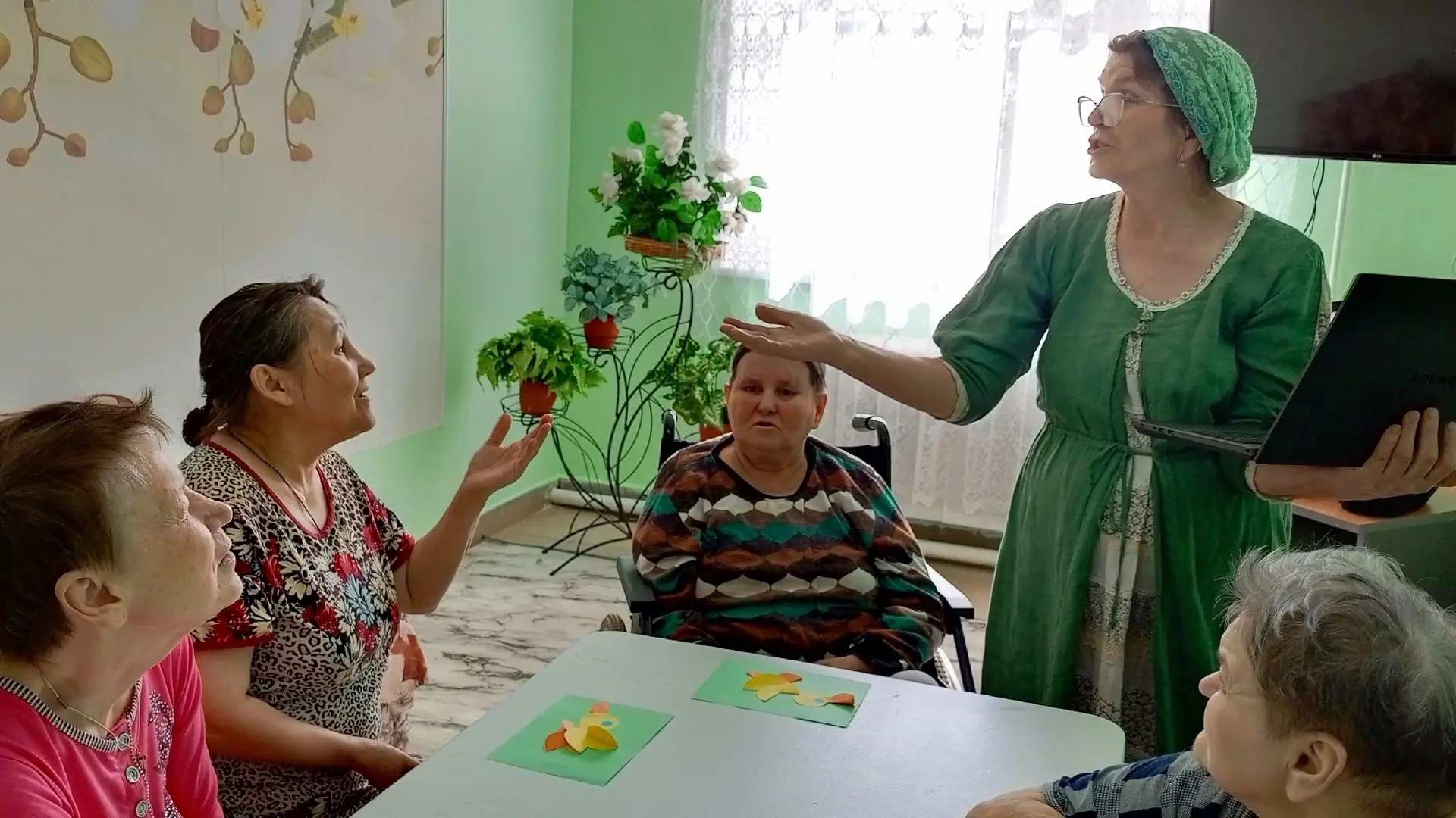 «Утки в фокусе» - занятие по ДПИ в отделении интенсивного ухода.