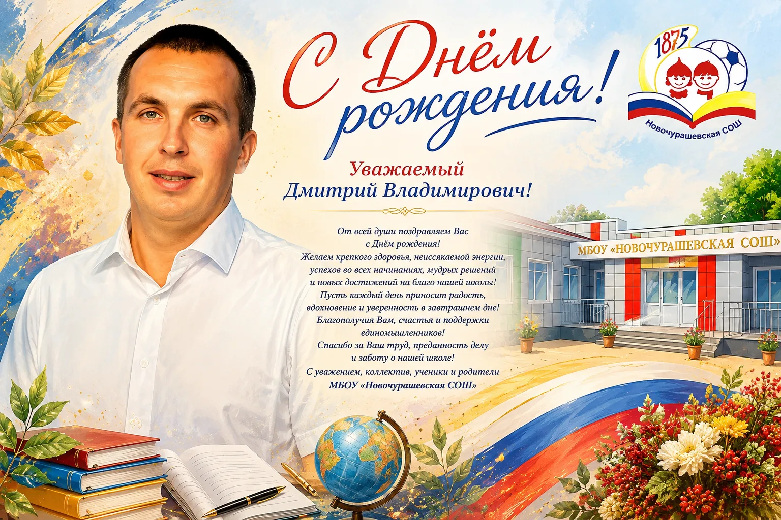 🎉 С Днём рождения, Дмитрий Владимирович! 🎉