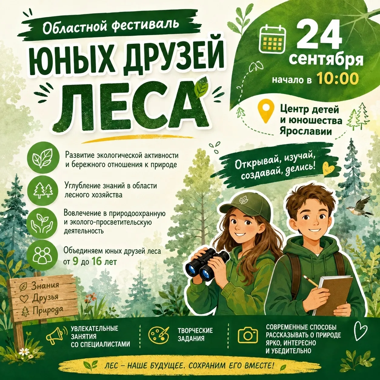 ФЕСТИВАЛЬ ЮНЫХ ДРУЗЕЙ ЛЕСА