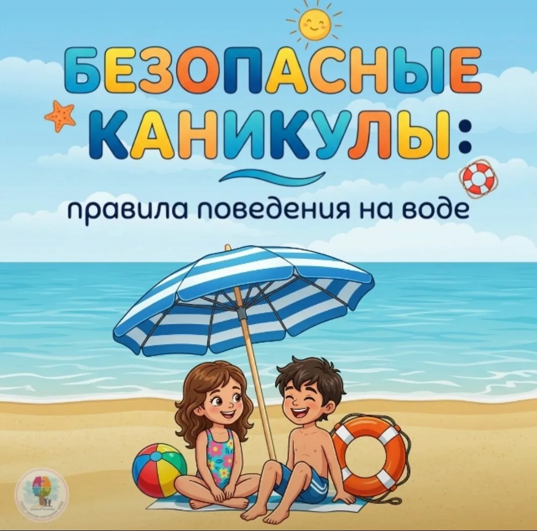 📌Подготовили для вас карточки «Безопасное лето: правила поведения на воде».