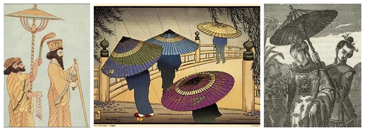 🪣 Ты не знал, но первый в мире зонт придумали в Древнем Египте. И он был не для дождя