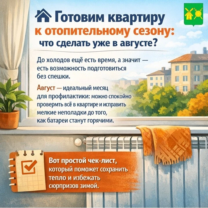 🏠 Готовимся к отопительному сезону: что сделать уже в августе?