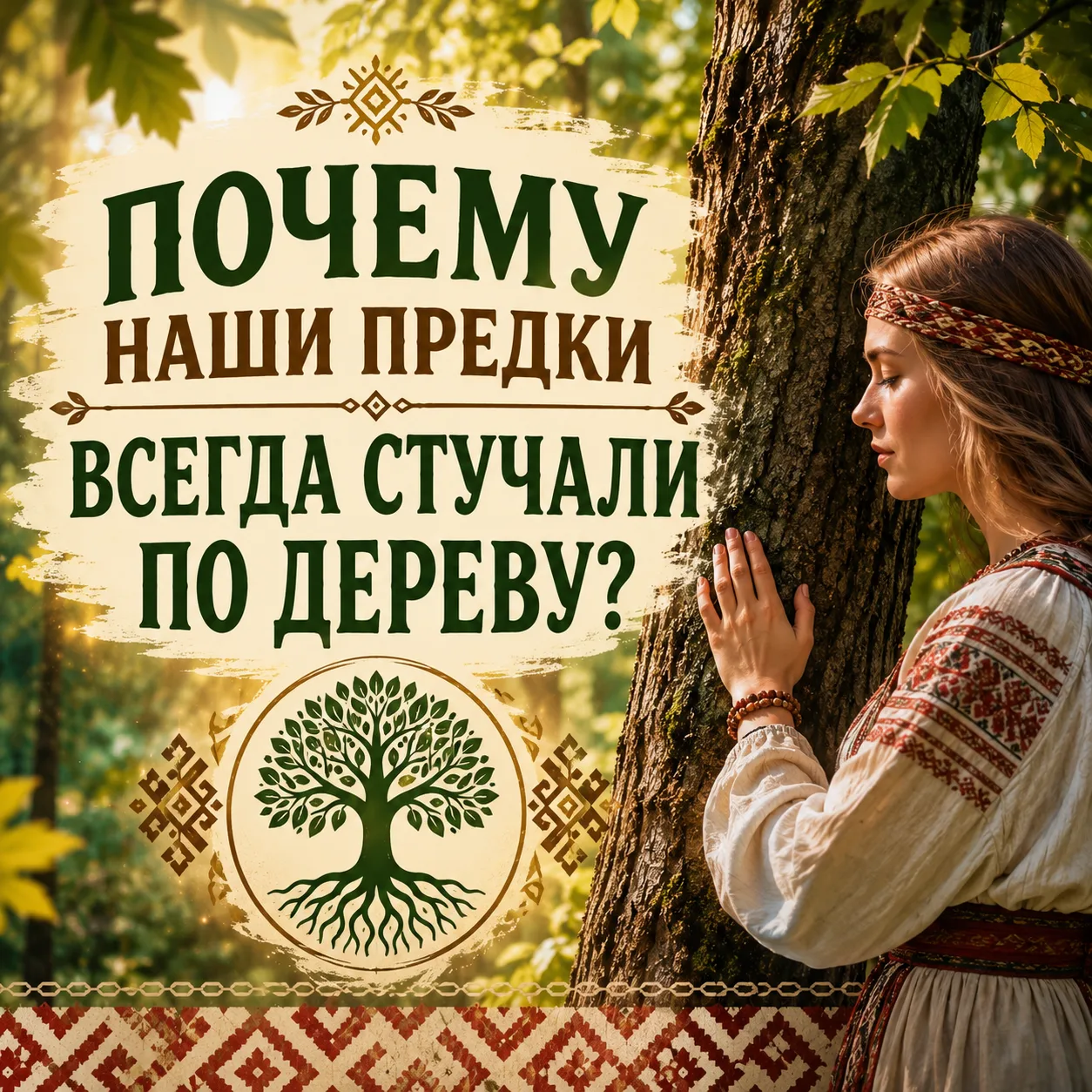 🧿 Почему наши предки всегда стучали по дереву?