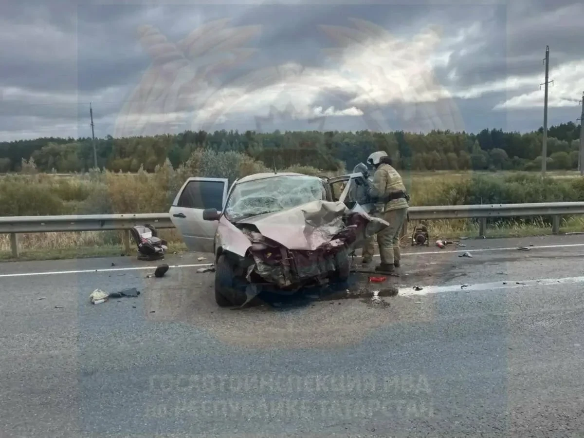 Трёхмесячный ребёнок и водитель погибли в ДТП в Татарстане