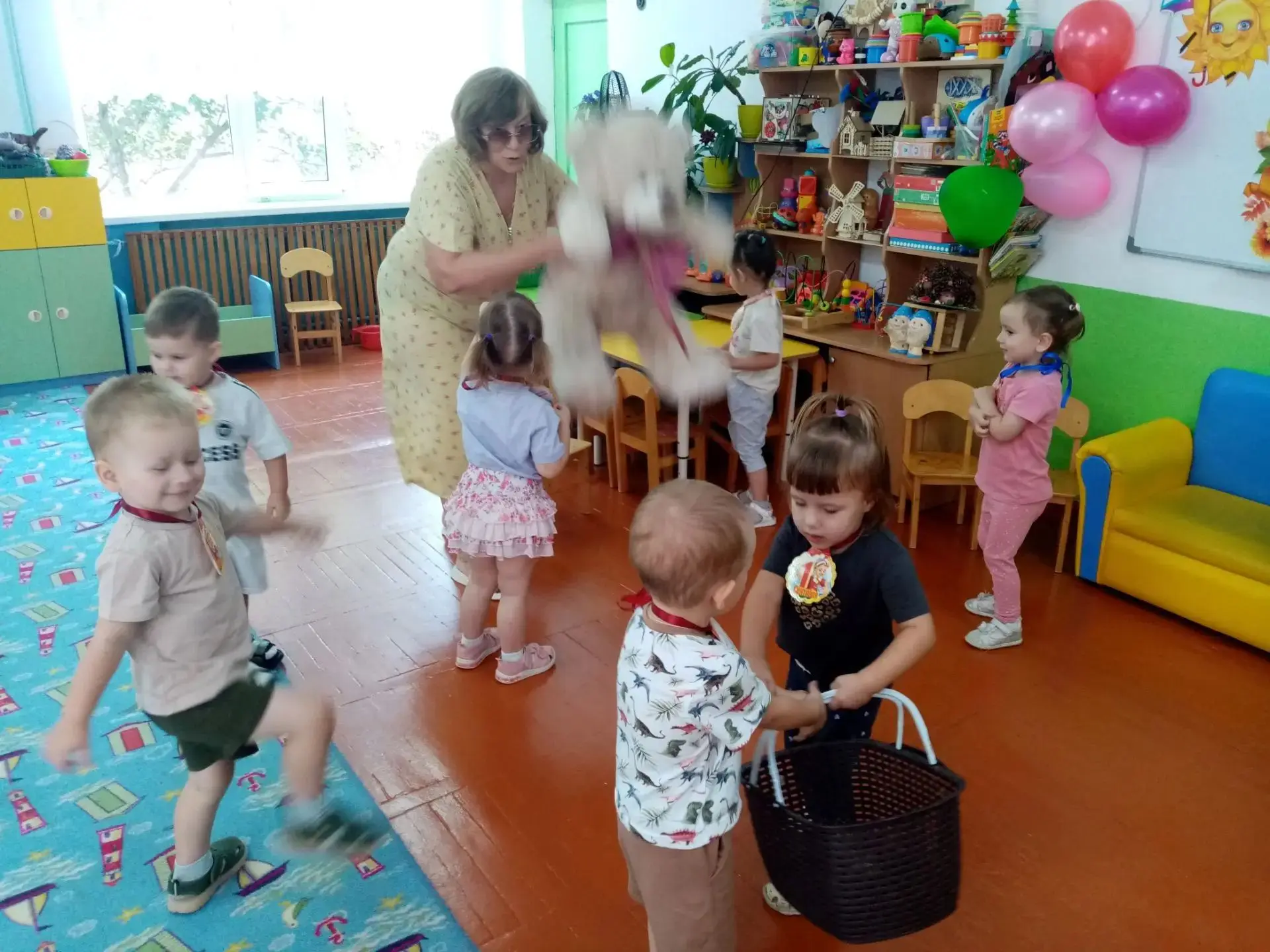 Осенние гости в детском саду