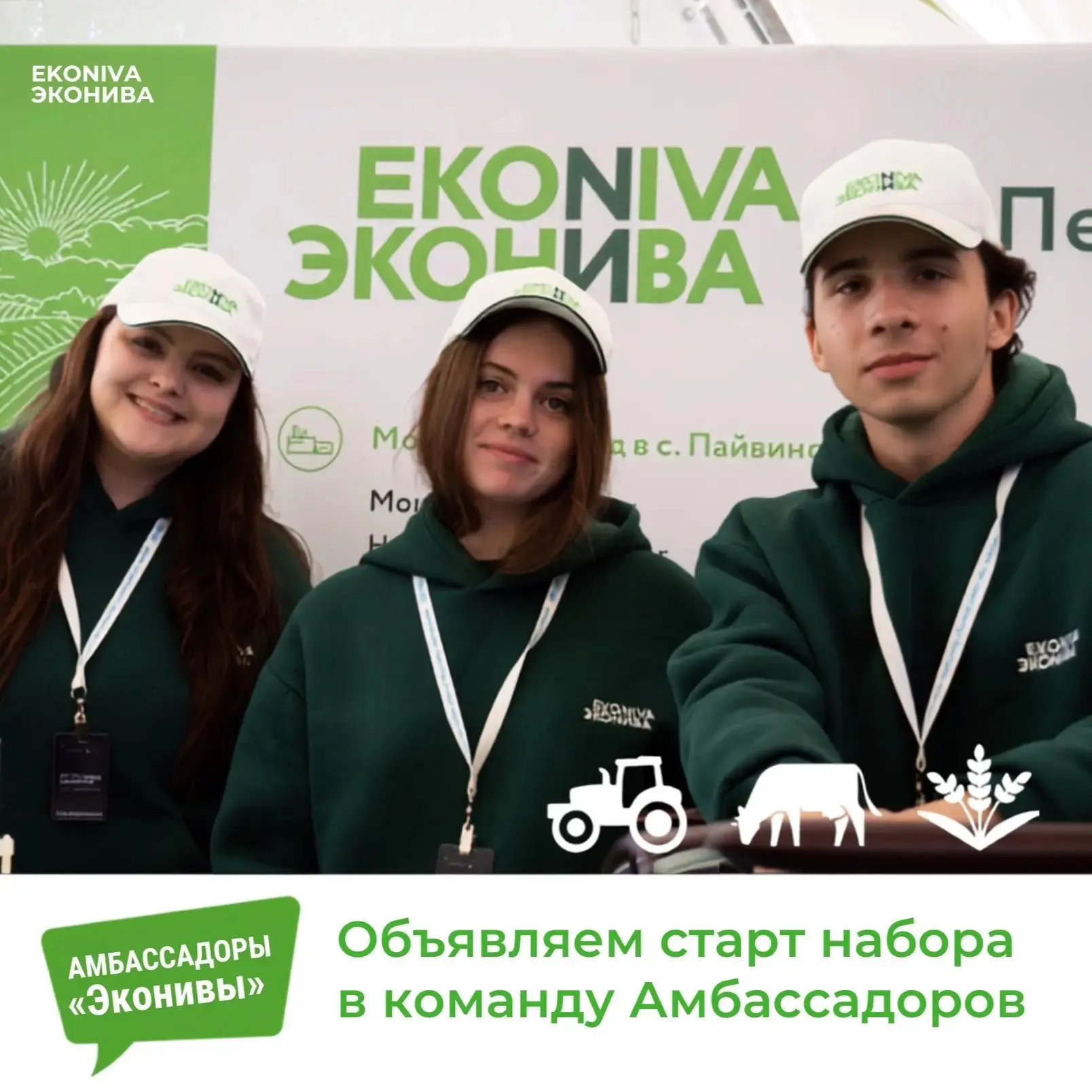 🤝 Стань амбассадором «ЭкоНивы»!

Партнёр ВГЛТУ – группа компаний «ЭкоНива» – ищет активных студенто