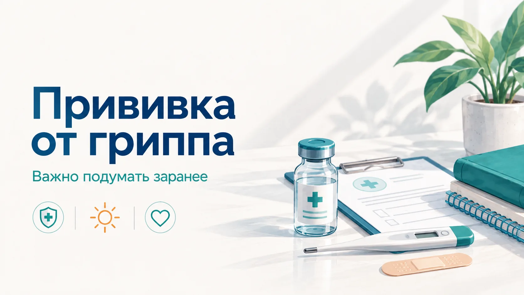 ❓ Почему о прививке от гриппа стоит подумать сейчас?